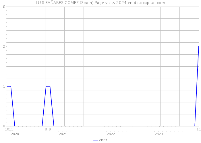 LUIS BAÑARES GOMEZ (Spain) Page visits 2024 