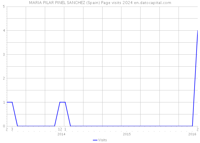 MARIA PILAR PINEL SANCHEZ (Spain) Page visits 2024 