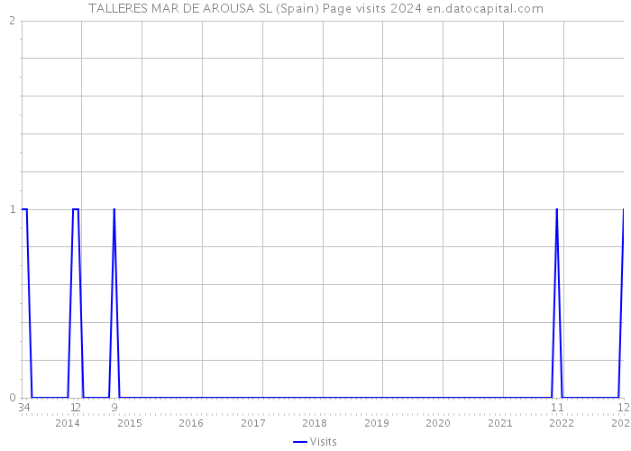TALLERES MAR DE AROUSA SL (Spain) Page visits 2024 