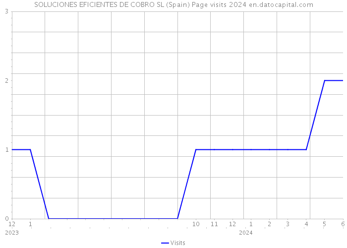 SOLUCIONES EFICIENTES DE COBRO SL (Spain) Page visits 2024 