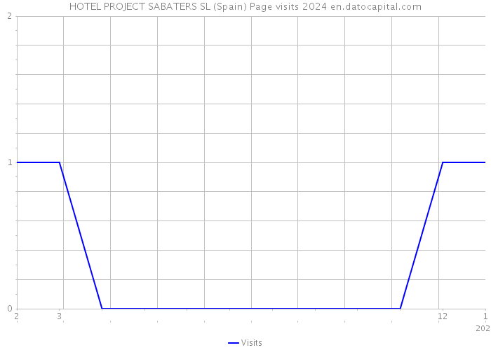 HOTEL PROJECT SABATERS SL (Spain) Page visits 2024 