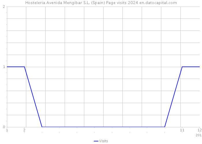 Hosteleria Avenida Mengibar S.L. (Spain) Page visits 2024 