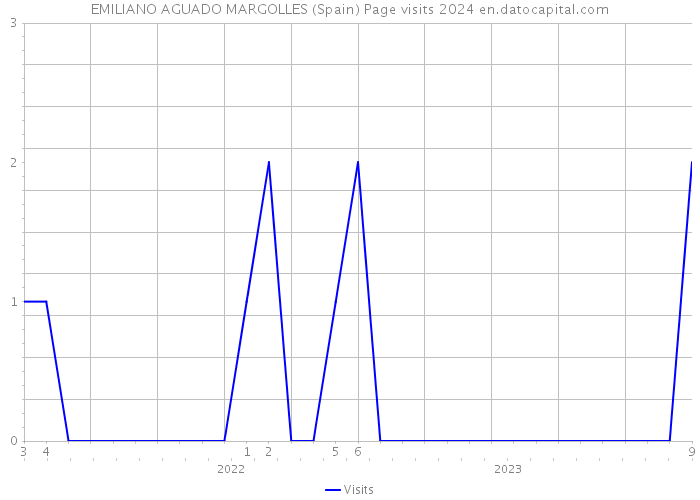 EMILIANO AGUADO MARGOLLES (Spain) Page visits 2024 