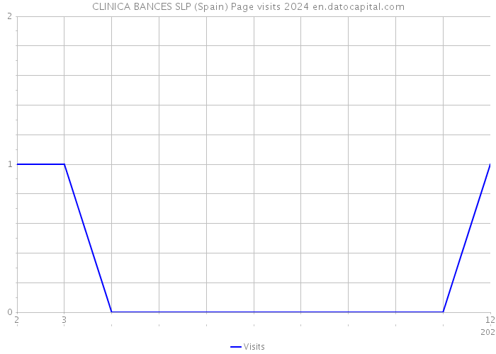 CLINICA BANCES SLP (Spain) Page visits 2024 
