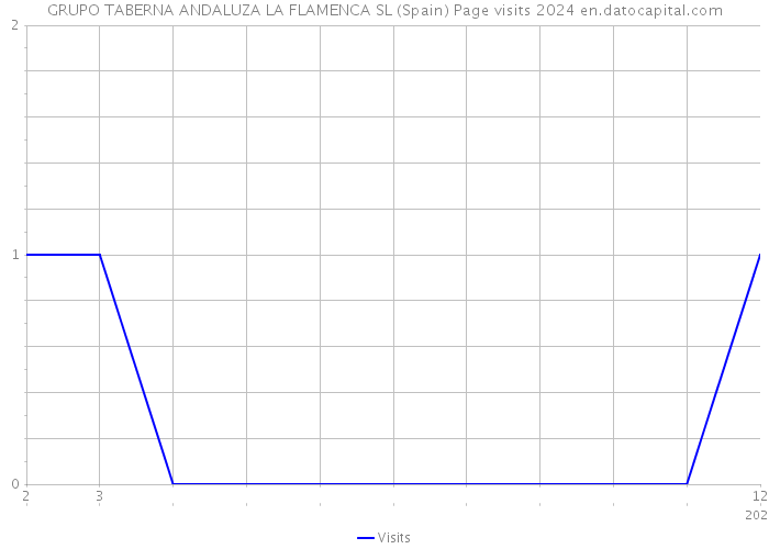 GRUPO TABERNA ANDALUZA LA FLAMENCA SL (Spain) Page visits 2024 