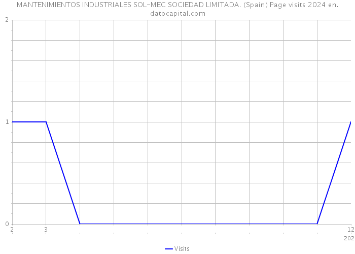 MANTENIMIENTOS INDUSTRIALES SOL-MEC SOCIEDAD LIMITADA. (Spain) Page visits 2024 