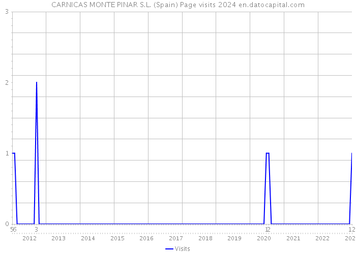 CARNICAS MONTE PINAR S.L. (Spain) Page visits 2024 