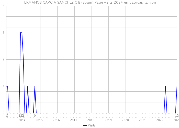 HERMANOS GARCIA SANCHEZ C B (Spain) Page visits 2024 