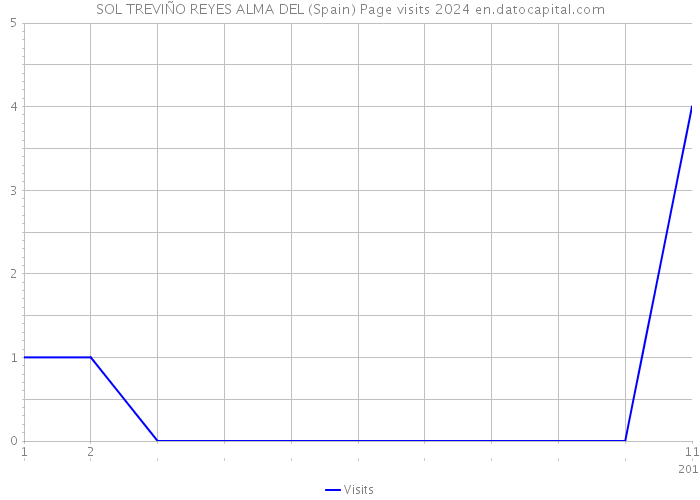 SOL TREVIÑO REYES ALMA DEL (Spain) Page visits 2024 