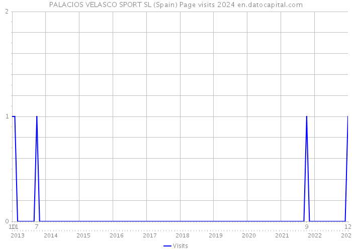 PALACIOS VELASCO SPORT SL (Spain) Page visits 2024 