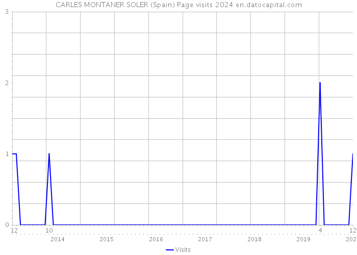 CARLES MONTANER SOLER (Spain) Page visits 2024 