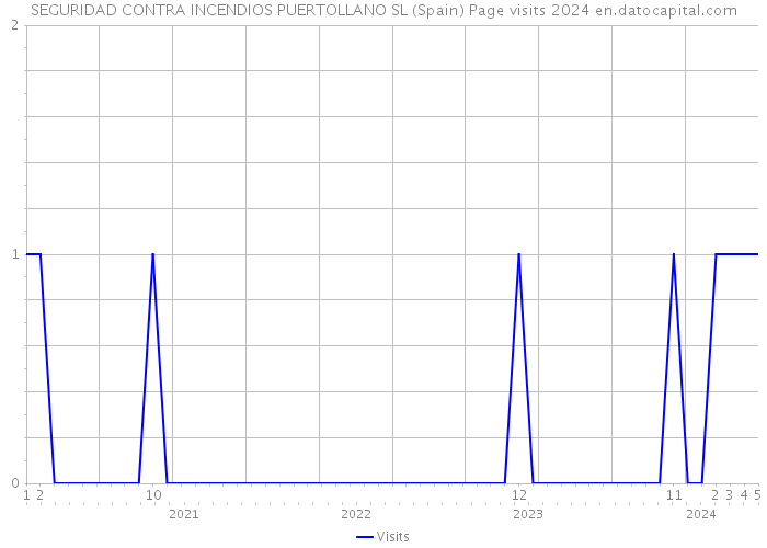 SEGURIDAD CONTRA INCENDIOS PUERTOLLANO SL (Spain) Page visits 2024 