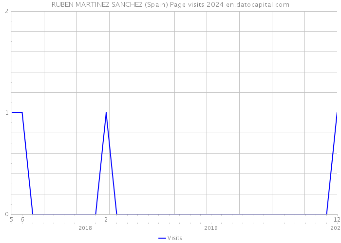 RUBEN MARTINEZ SANCHEZ (Spain) Page visits 2024 