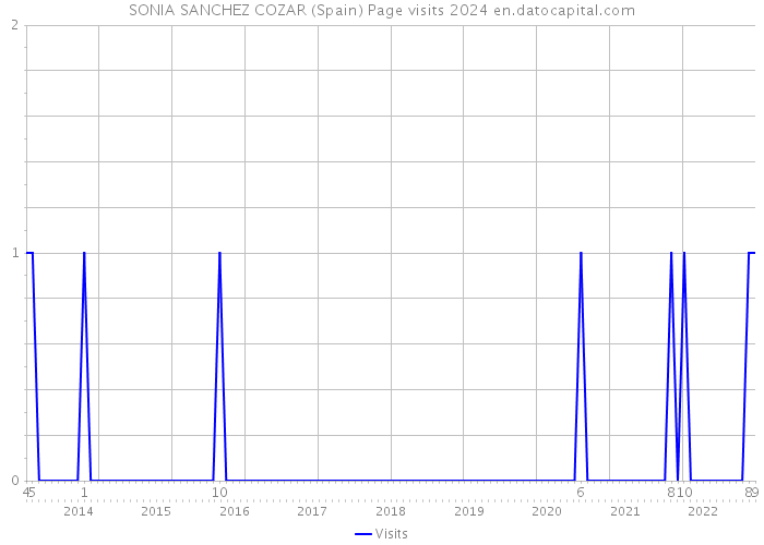 SONIA SANCHEZ COZAR (Spain) Page visits 2024 