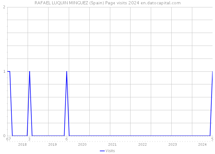 RAFAEL LUQUIN MINGUEZ (Spain) Page visits 2024 