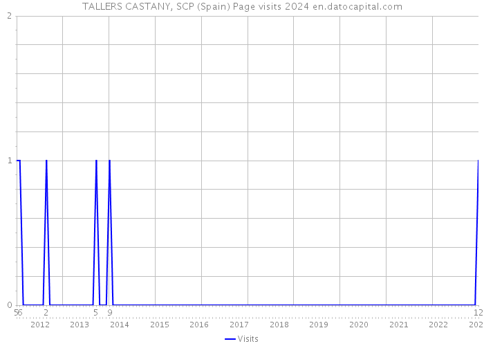 TALLERS CASTANY, SCP (Spain) Page visits 2024 