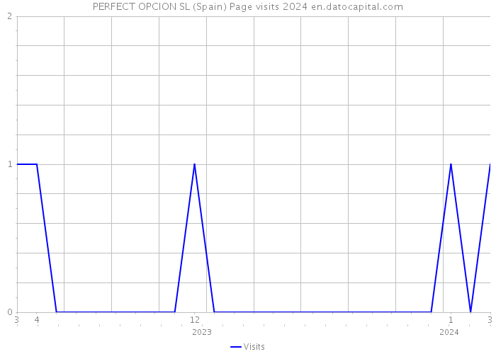 PERFECT OPCION SL (Spain) Page visits 2024 