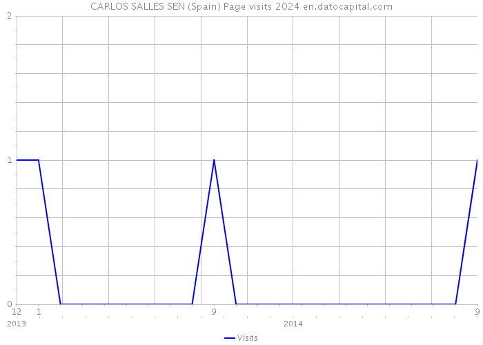 CARLOS SALLES SEN (Spain) Page visits 2024 
