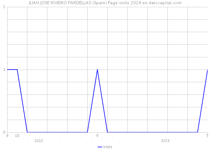 JUAN JOSE RIVEIRO PARDELLAS (Spain) Page visits 2024 