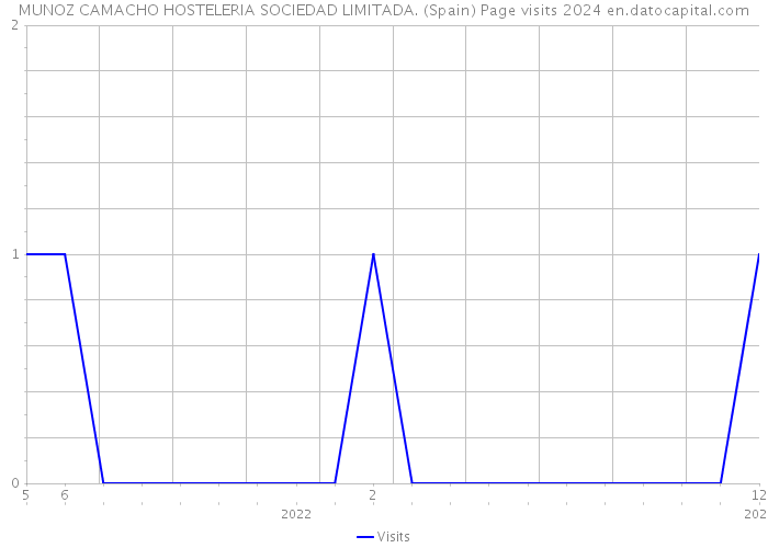 MUNOZ CAMACHO HOSTELERIA SOCIEDAD LIMITADA. (Spain) Page visits 2024 