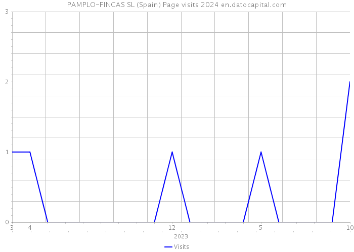 PAMPLO-FINCAS SL (Spain) Page visits 2024 