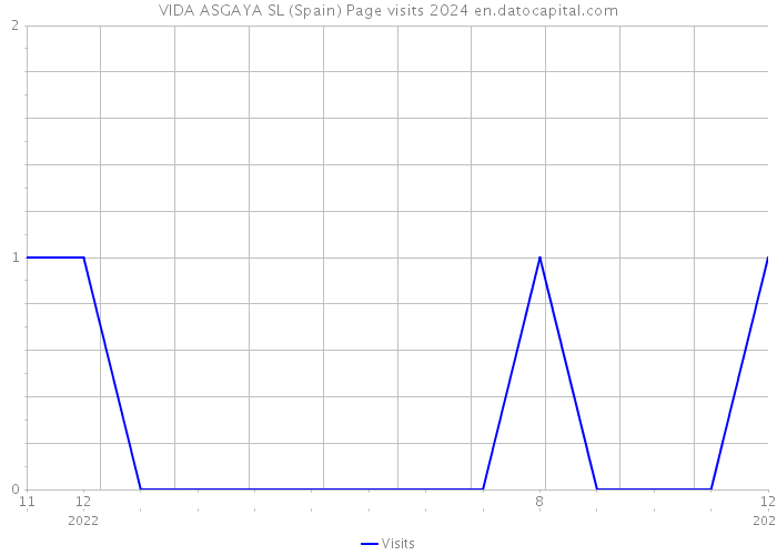 VIDA ASGAYA SL (Spain) Page visits 2024 