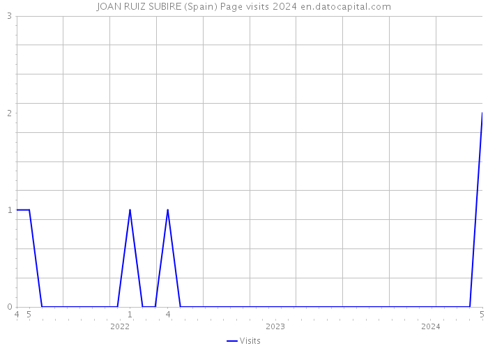 JOAN RUIZ SUBIRE (Spain) Page visits 2024 