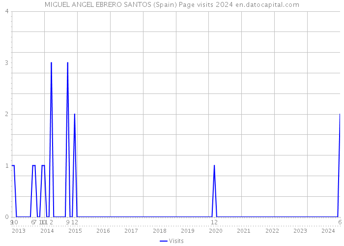 MIGUEL ANGEL EBRERO SANTOS (Spain) Page visits 2024 
