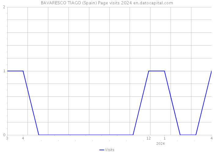 BAVARESCO TIAGO (Spain) Page visits 2024 