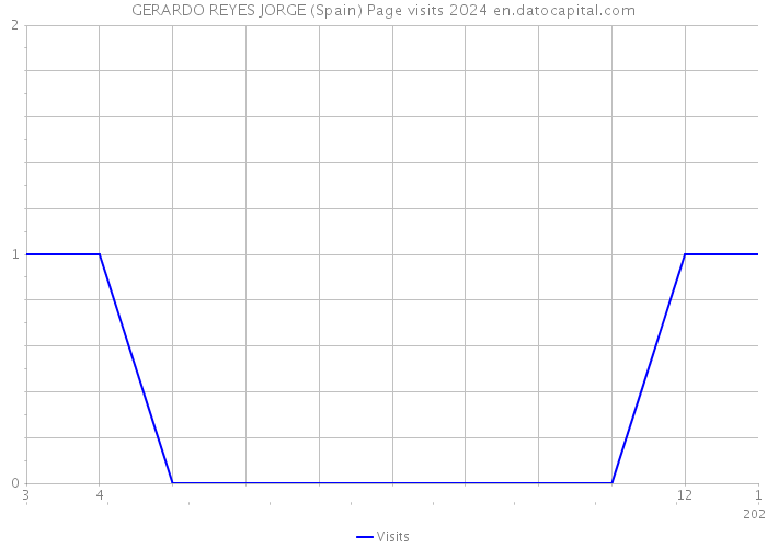 GERARDO REYES JORGE (Spain) Page visits 2024 
