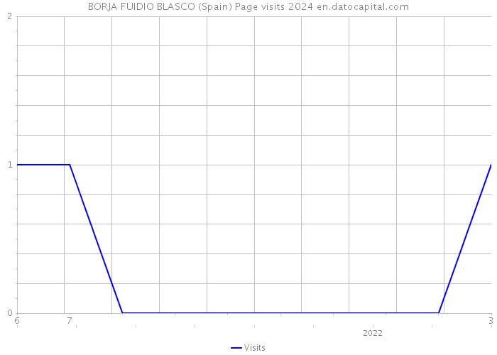 BORJA FUIDIO BLASCO (Spain) Page visits 2024 