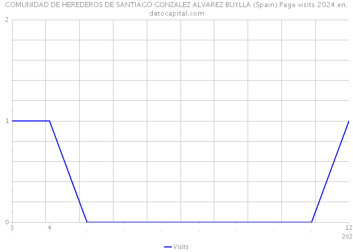 COMUNIDAD DE HEREDEROS DE SANTIAGO GONZALEZ ALVAREZ BUYLLA (Spain) Page visits 2024 