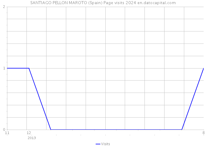 SANTIAGO PELLON MAROTO (Spain) Page visits 2024 