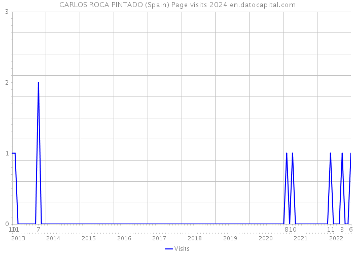 CARLOS ROCA PINTADO (Spain) Page visits 2024 