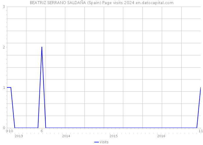 BEATRIZ SERRANO SALDAÑA (Spain) Page visits 2024 
