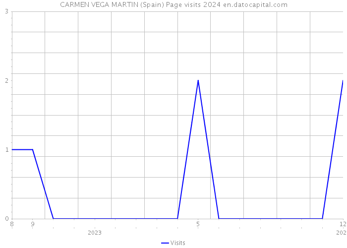 CARMEN VEGA MARTIN (Spain) Page visits 2024 