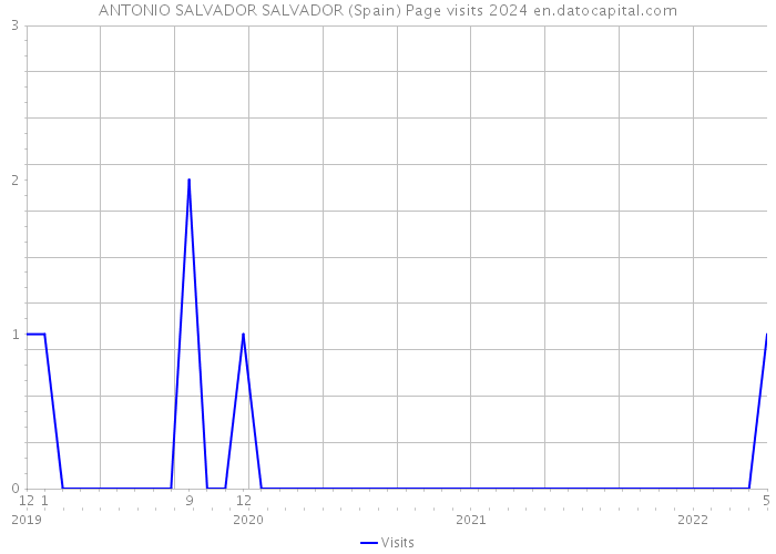 ANTONIO SALVADOR SALVADOR (Spain) Page visits 2024 