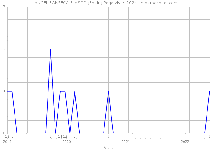 ANGEL FONSECA BLASCO (Spain) Page visits 2024 
