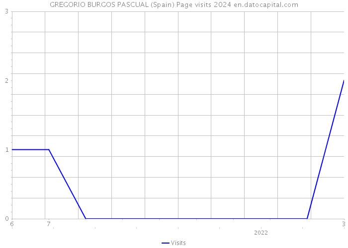 GREGORIO BURGOS PASCUAL (Spain) Page visits 2024 