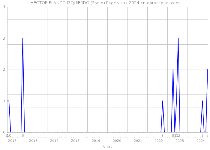 HECTOR BLANCO IZQUIERDO (Spain) Page visits 2024 