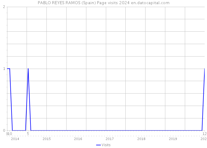 PABLO REYES RAMOS (Spain) Page visits 2024 