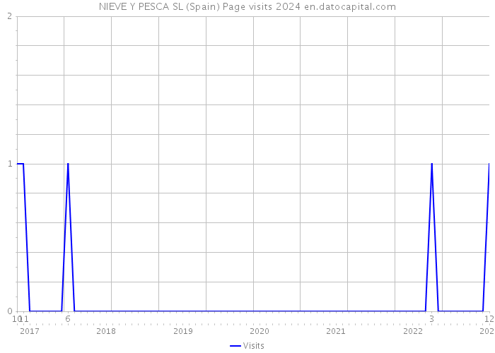 NIEVE Y PESCA SL (Spain) Page visits 2024 