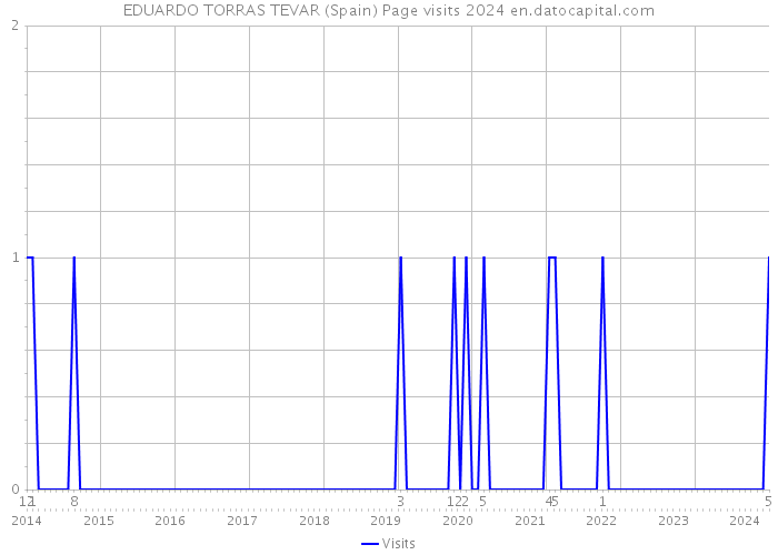 EDUARDO TORRAS TEVAR (Spain) Page visits 2024 