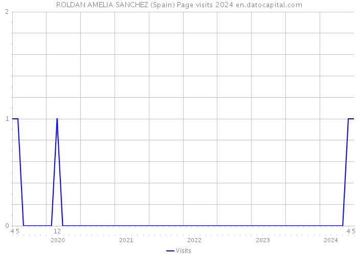 ROLDAN AMELIA SANCHEZ (Spain) Page visits 2024 