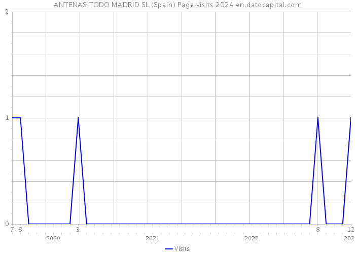 ANTENAS TODO MADRID SL (Spain) Page visits 2024 