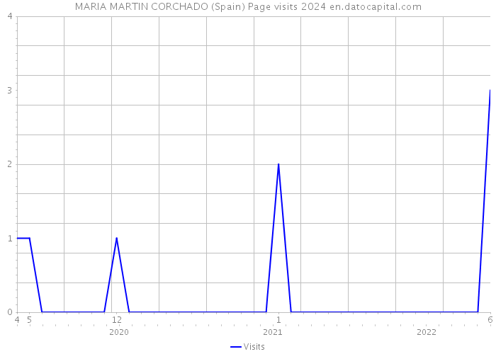 MARIA MARTIN CORCHADO (Spain) Page visits 2024 