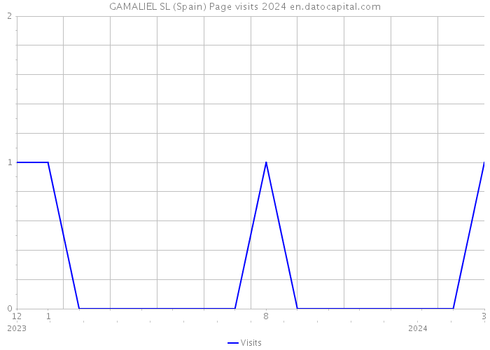 GAMALIEL SL (Spain) Page visits 2024 