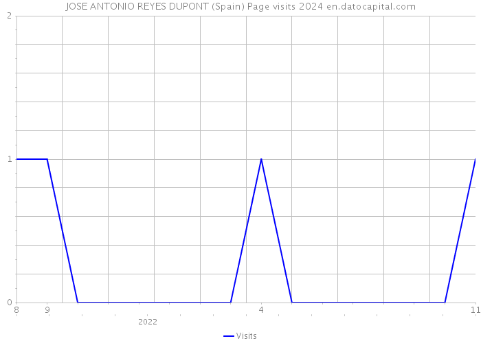 JOSE ANTONIO REYES DUPONT (Spain) Page visits 2024 