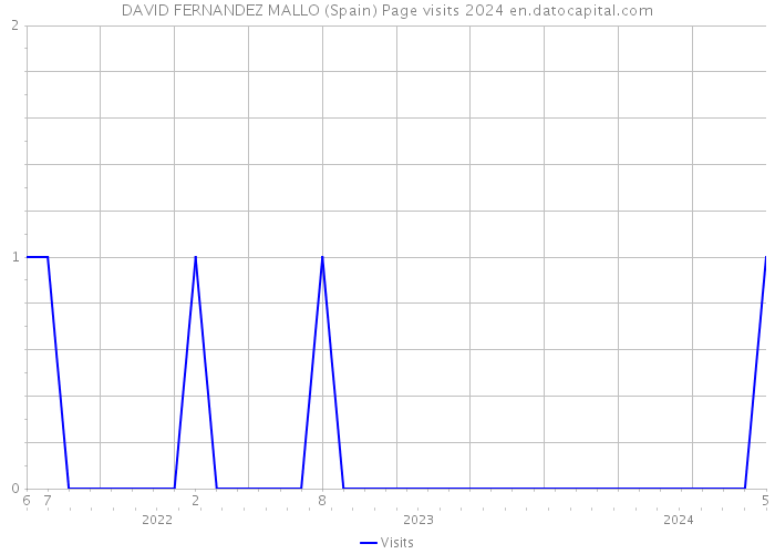 DAVID FERNANDEZ MALLO (Spain) Page visits 2024 