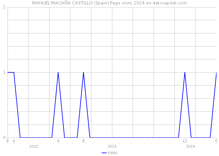 MANUEL MAGAÑA CASTILLO (Spain) Page visits 2024 